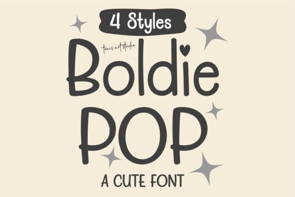Boldie Pop Bundle Font