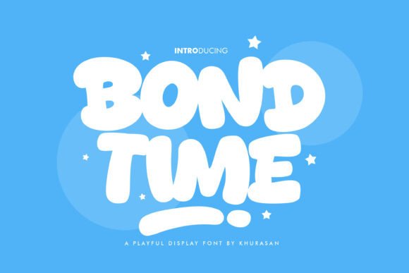 Bond Time: A Modern Display Font for Scroll-Stopping Marketing
