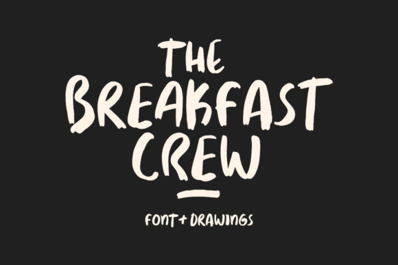 Breakfast Crew Font for Business Branding