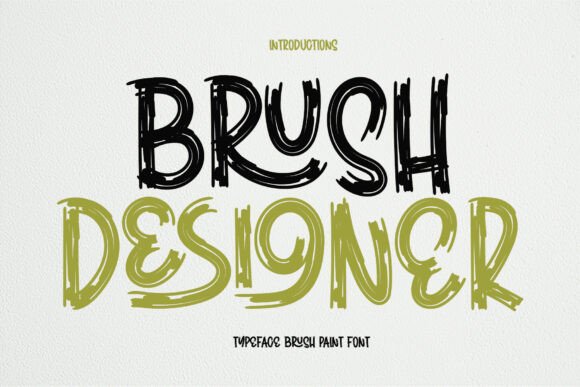 Brush Designer Font for Marketing Campaigns and Social Media Content