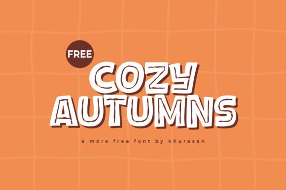 Cozy Autumns Font for Handmade Labels and Cozy Branding