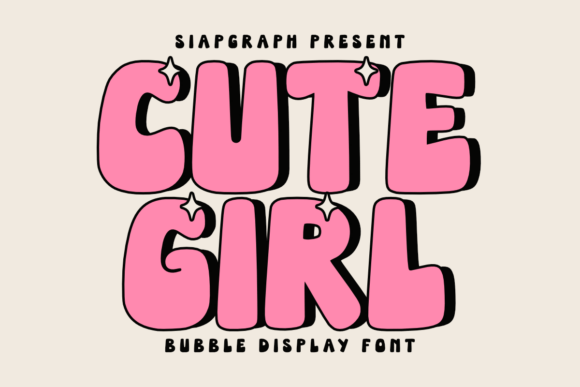 Cute Girl Font for Creative Campaigns