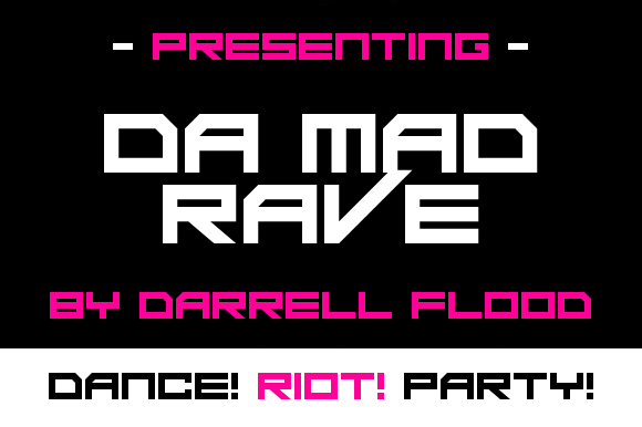 Da Mad Rave Font for Handmade Product Branding