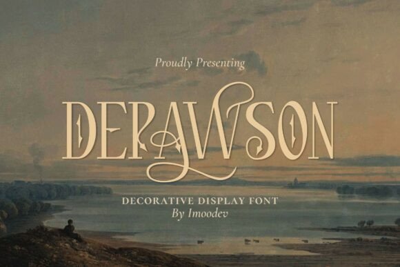 Depawson: A Display Typeface Built for Vintage Luxury Branding