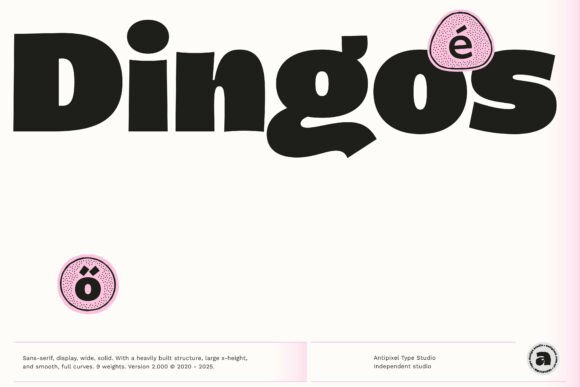 Dingos: A Display Font That Balances Energy and Polish for Your Brand