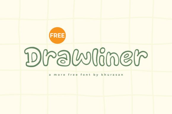 Drawliner: A Modern Display Font for Boutique Branding and Labels