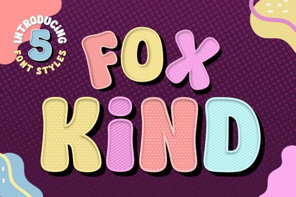 Fox Kind: A Playful Display Font for Editorial Design