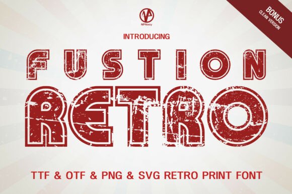 Fusion Retro Font for Creative Projects