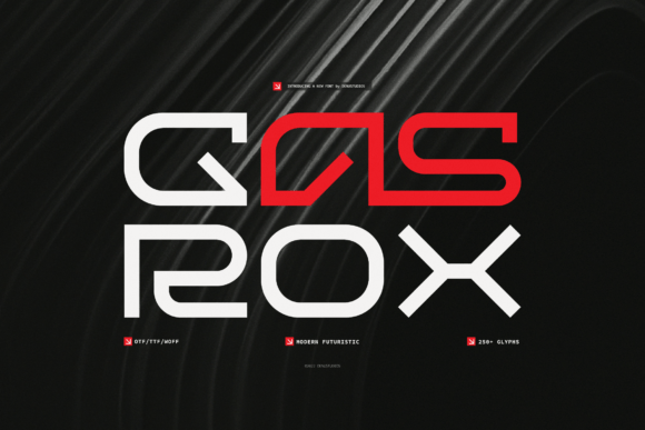 Gasrox Display Font for Bold Campaign Visuals and Messaging