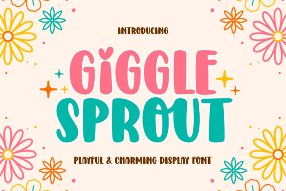 Giggle Sprout: A Playful Display Font for Eye-Catching Campaigns
