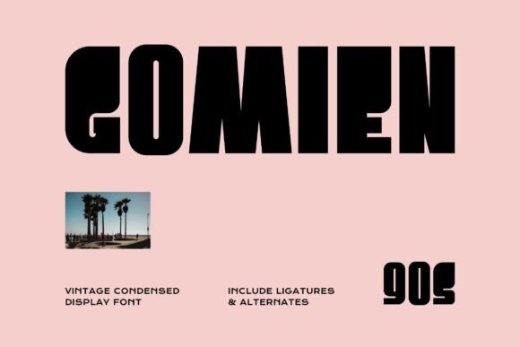 Gomien Font for Creative Projects