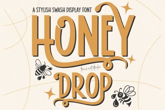 Honey Drop Font for Stylish Design