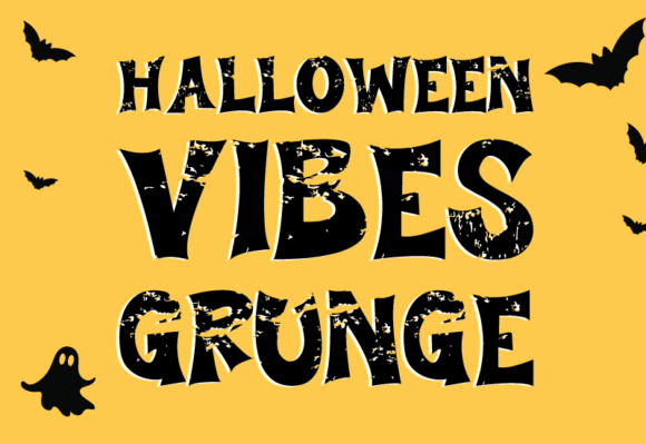 How Halloween Vibes Grunge Delivers Bold Display Font Impact