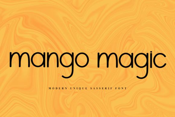 Mango Magic Display Font for Festive Small Business Branding
