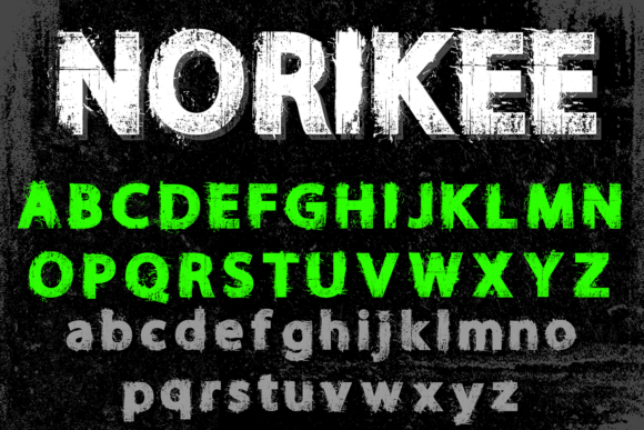 Norikee Font: Bold and Branded
