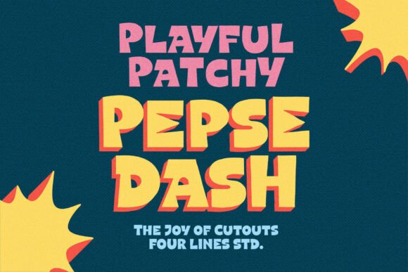 Pepse Dash: A Bold Display Font for Scroll-Stopping Visuals