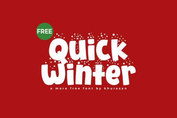 Quick Winter: A Modern Display Font for Polished Branding