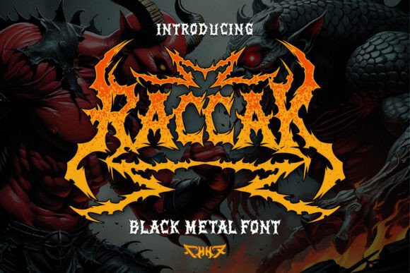 Raccak Font: Bold Typography for Editorial Design