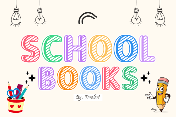 School Books Font for Clear Campaigns