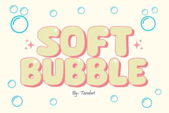 Softbubbles Regular Font