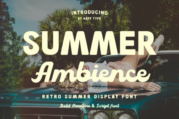 Summer Ambience: A Retro Display Font That Shaped Our Summer Campaign