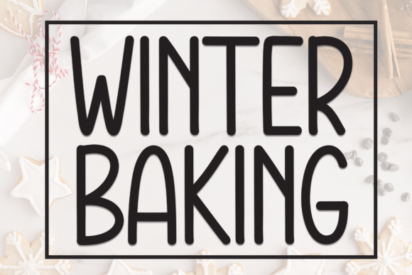 Winter Baking Display Font for Marketers and Campaign Creators